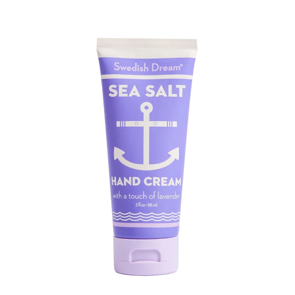 Tube of Swedish Dream Sea Salt Hand Cream on a white background