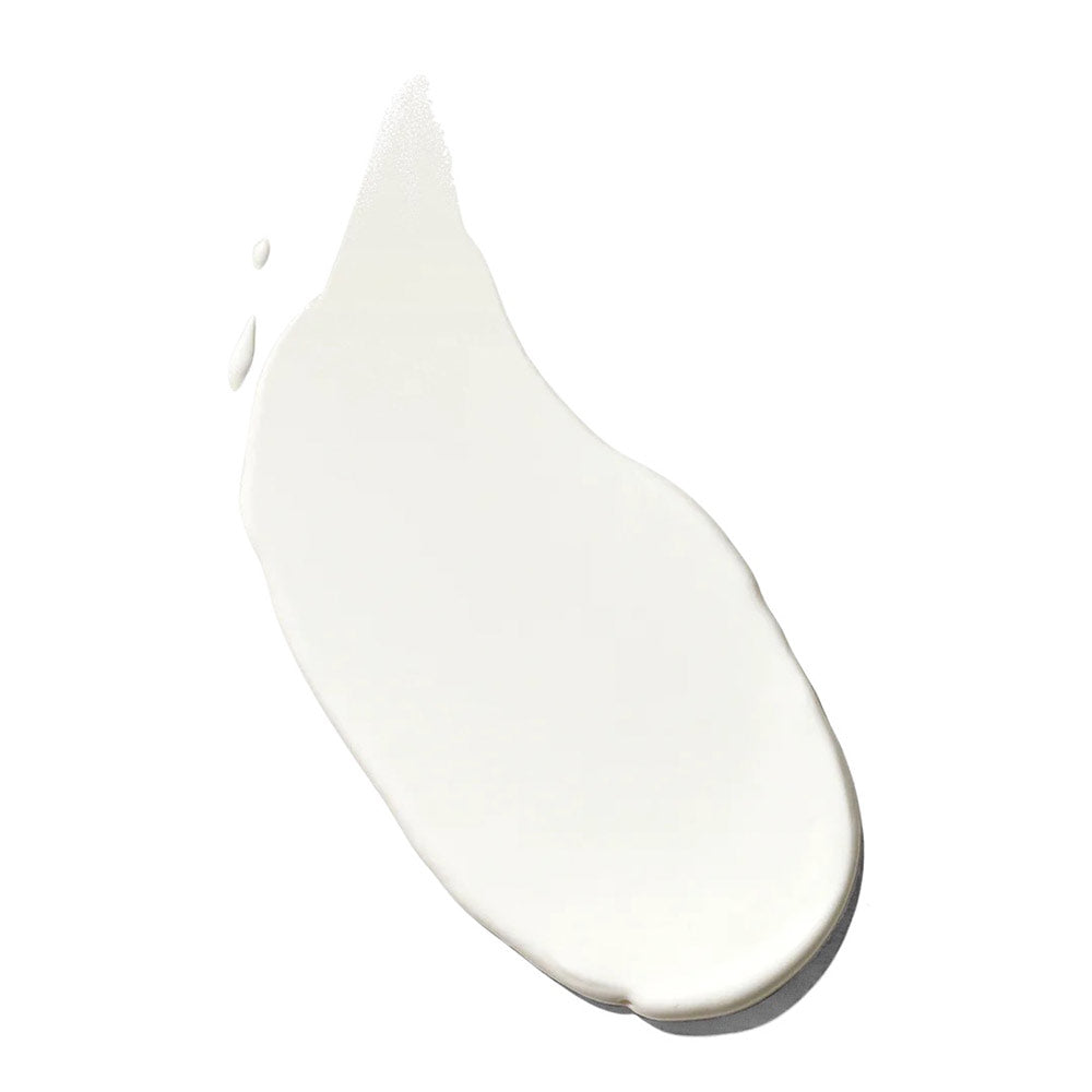 White product swatch on a white background