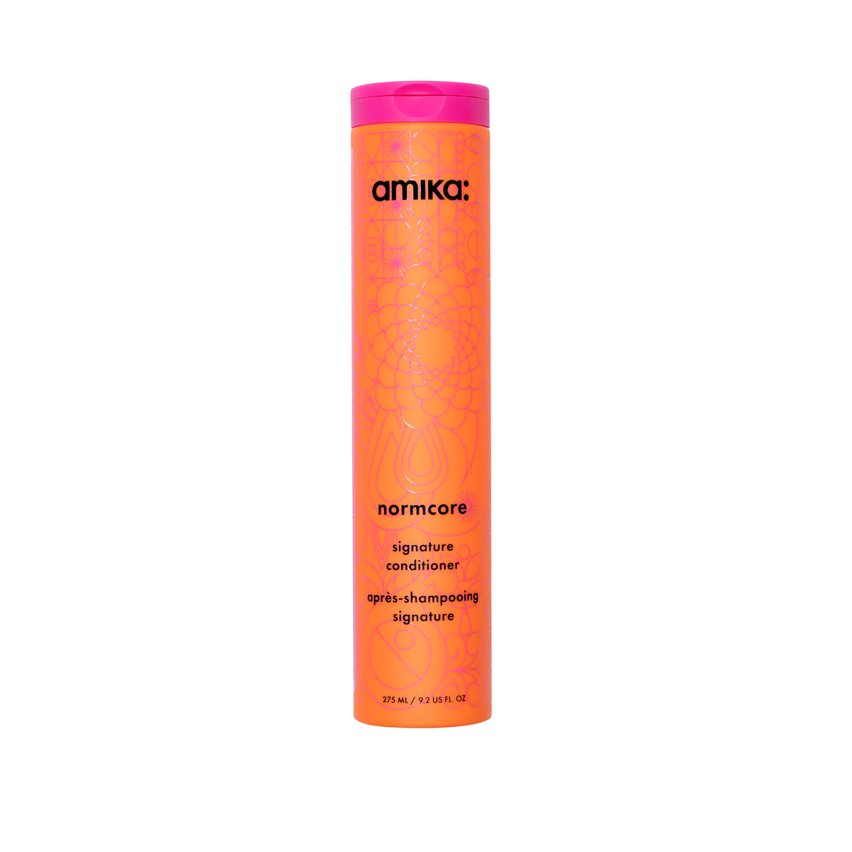 Amika Normcore signature conditioner bottle on a white background
