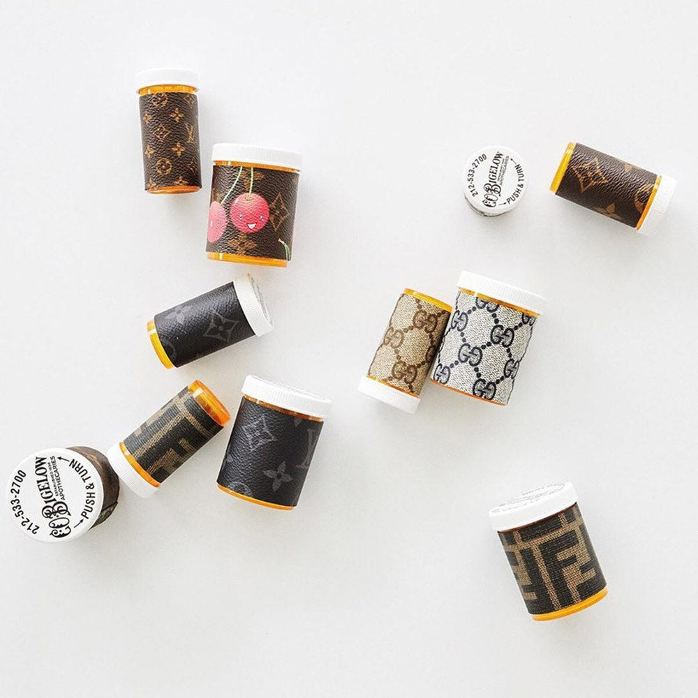 LV Monogram Pill Bottle - Medium