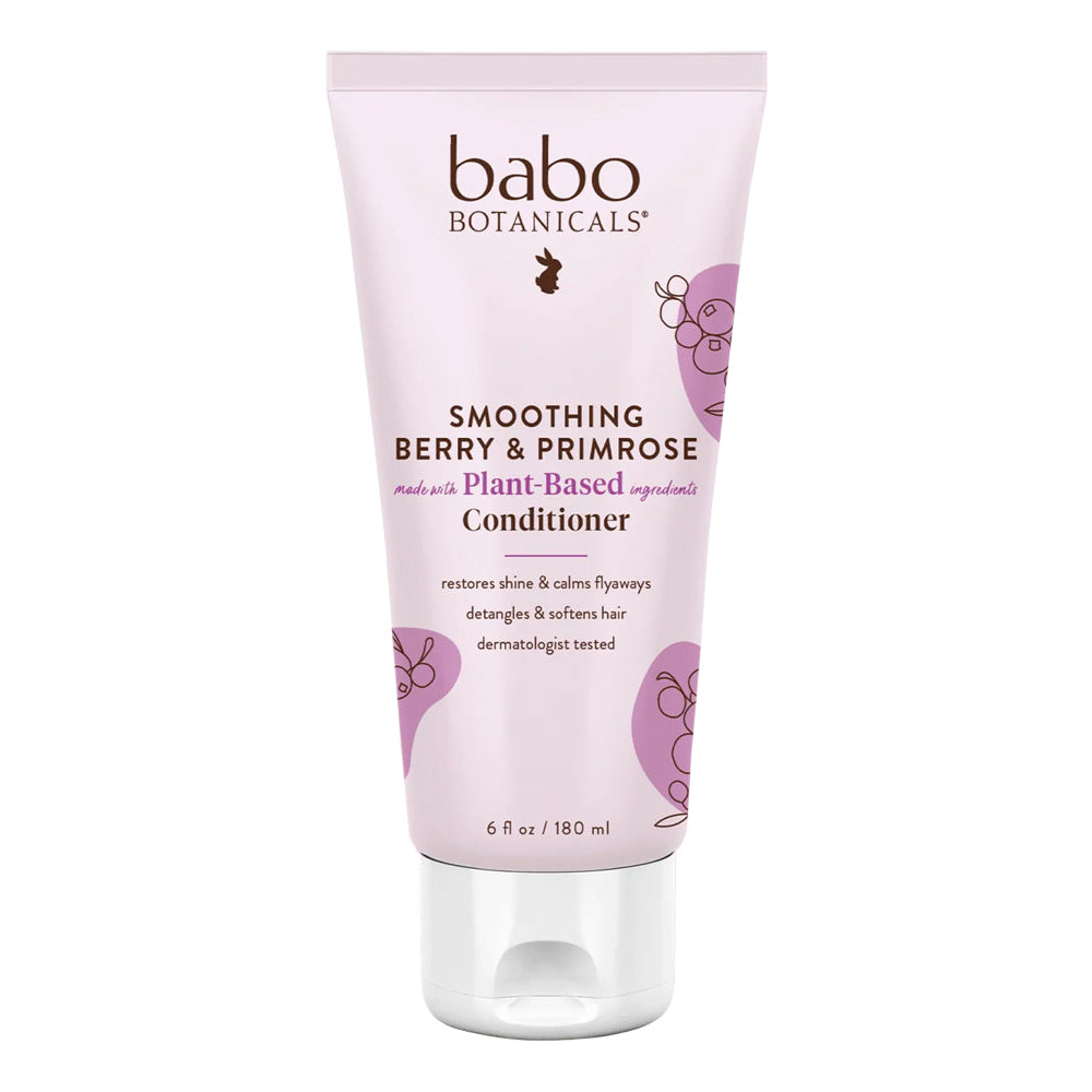 Tube of Babo Botanicals Smoothing Berry & Primrose Plant-Based Conditioner