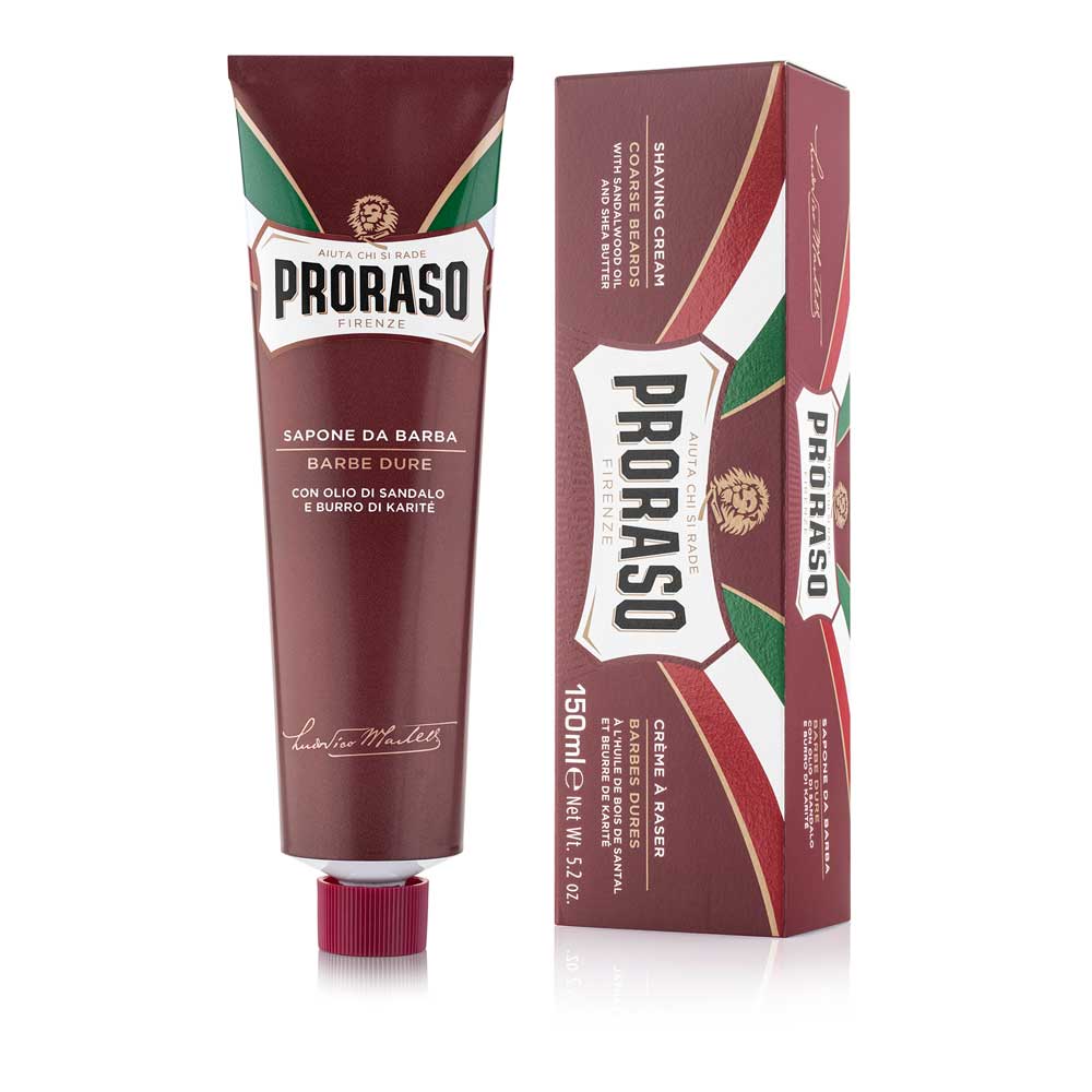 proraso coarse beard shaving cream 5.2oz