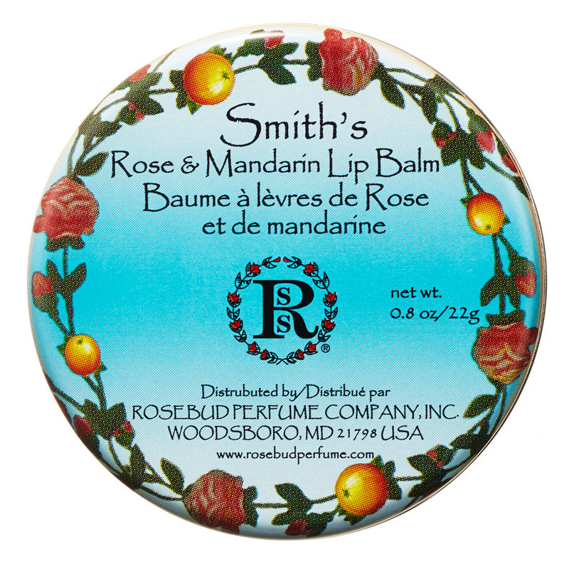 Smith's Rose and Mandarin Lip Balm Tin