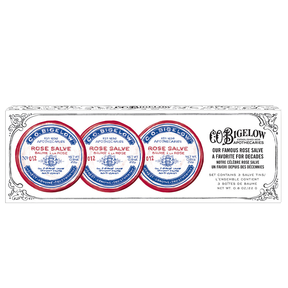 Rose Salve Tin Trio