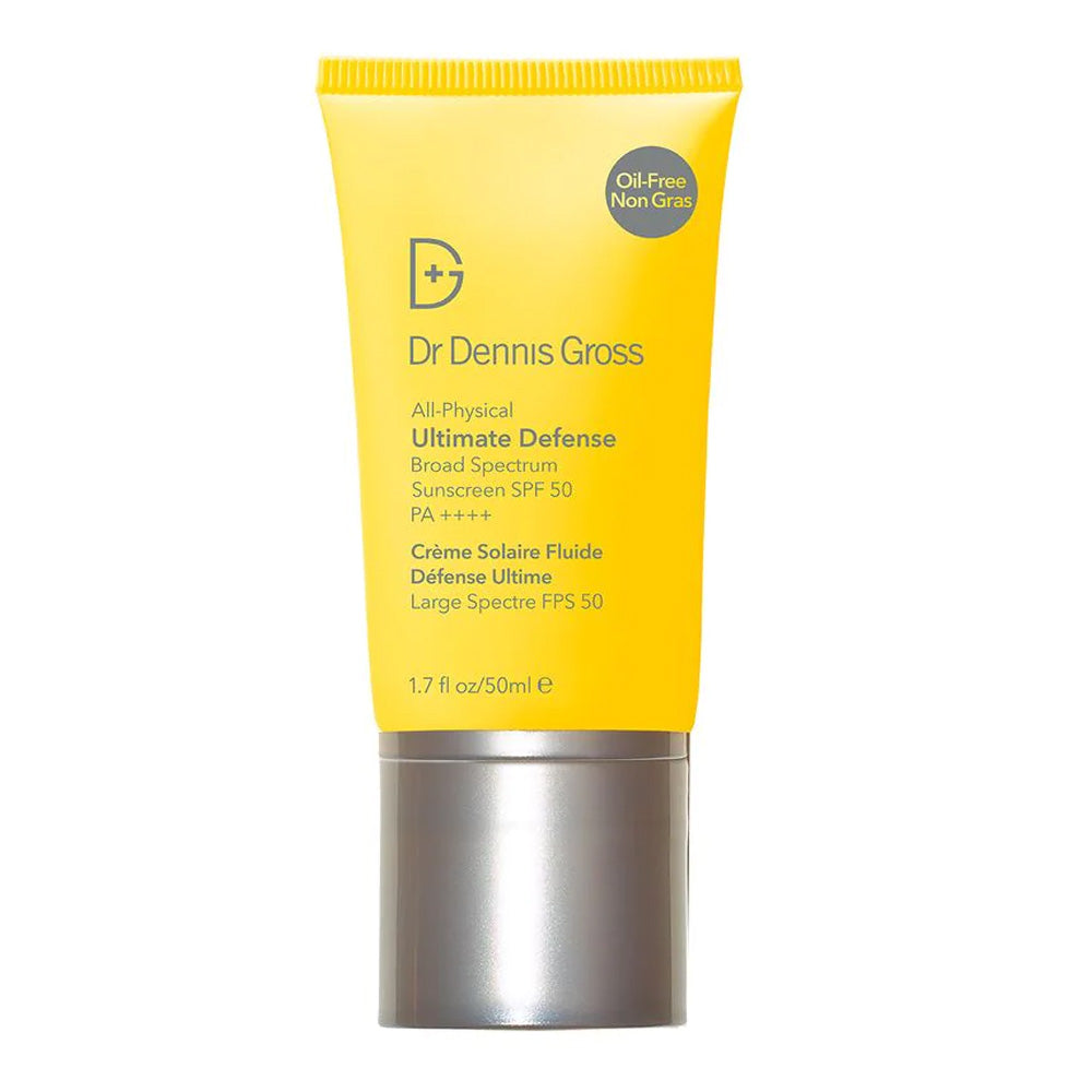 Dr Dennis Gross Ultimate Defence Broad spectrum sunscreen spf 50 1.7 fluid ounce tube.