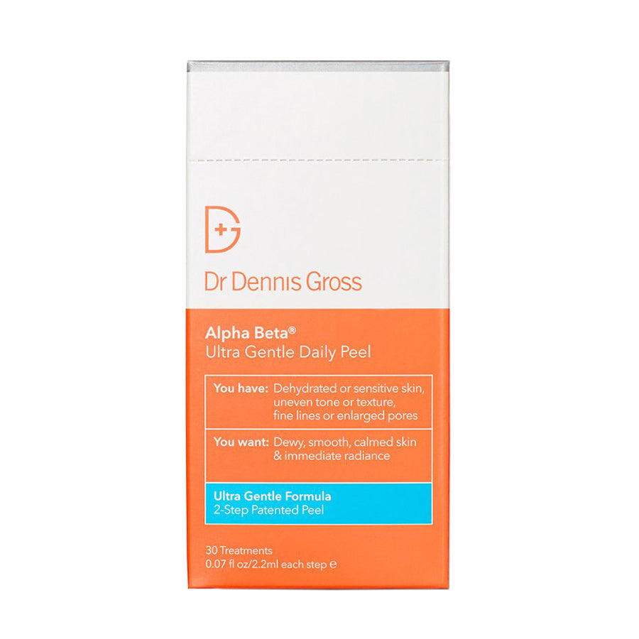 Box of Dr Denis Gross Alpha Beta ultra Daily Peel. (30 treatment size)
