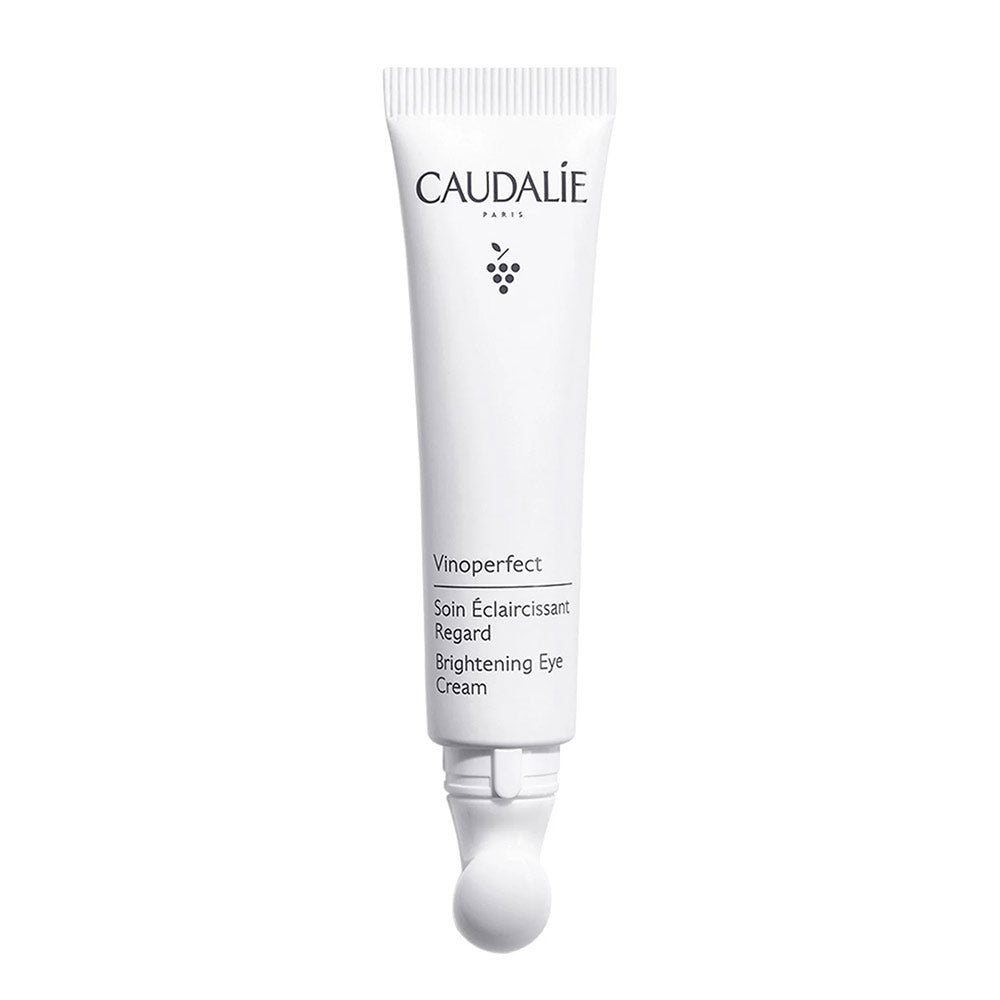 A tube of Caudalie Vinoperfect Brightening Eye Cream 