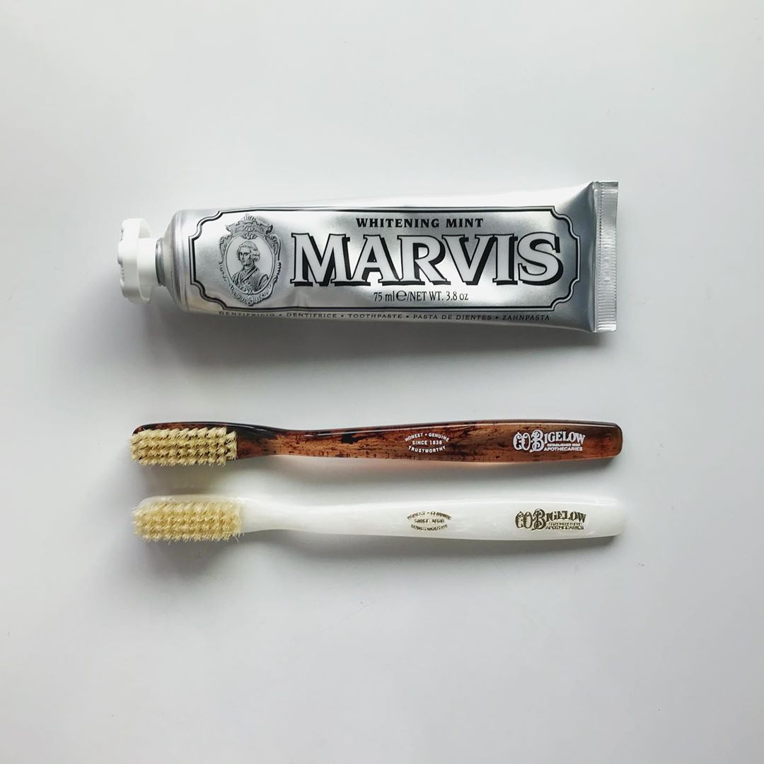 Natural Bristle Toothbrush - Soft Ivory