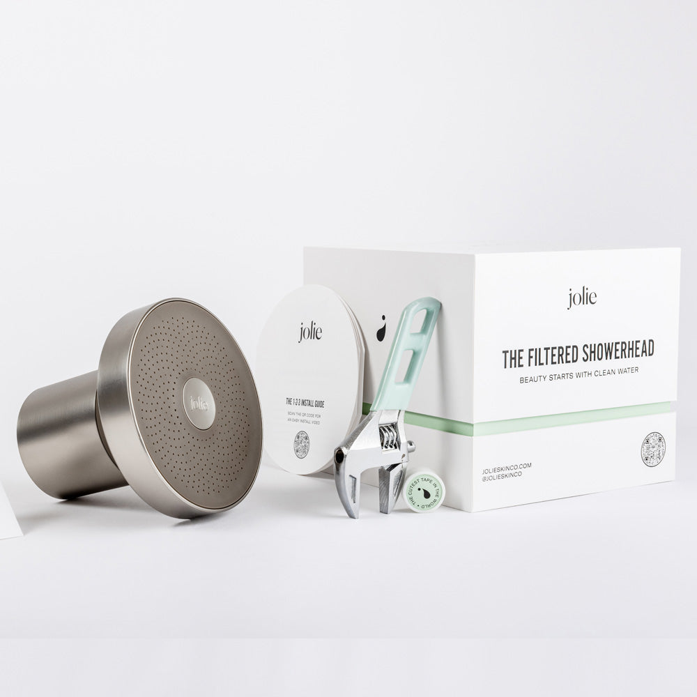 Brushed Steel Shower Head